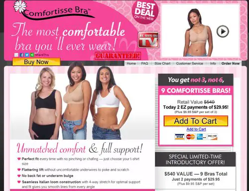 Comfortisse Bra Reviews - Freakin' Reviews