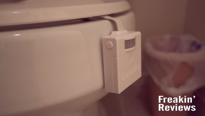 Bowl Light Review: Motion-Activated Toilet Bowl Light - Freakin