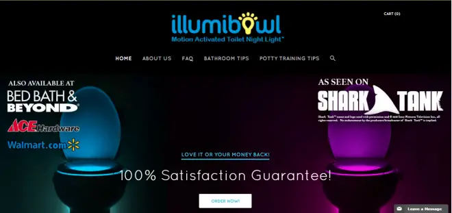 About Us IllumiBowl Motion Toilet Night Light As Seen On Shark