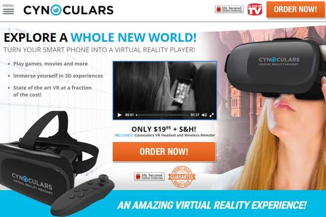 cynoculars virtual reality headset reviews