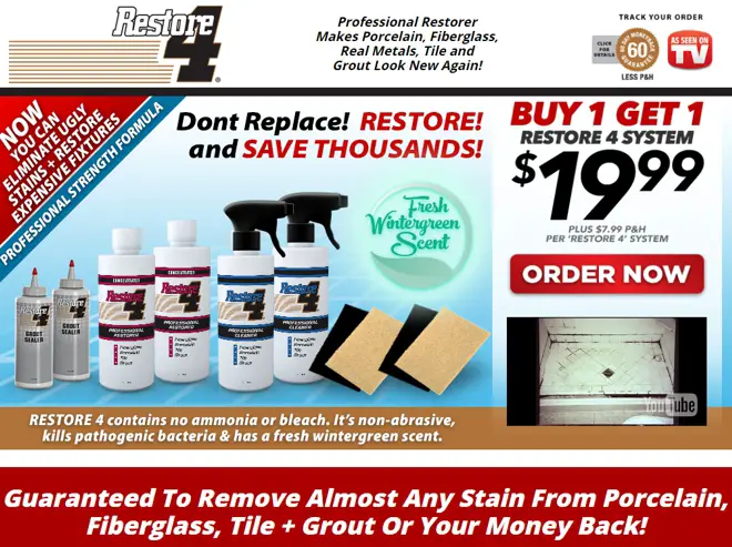 Restore 4  As Seen On TV