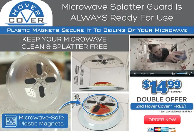 Today's Gadget is the Magnetic Microwave Splatter Cover!