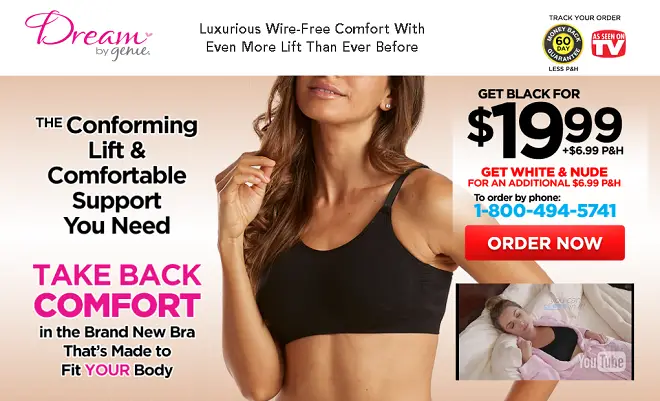 Tristar Products, Inc. - The new Dream by Genie Bra has everything