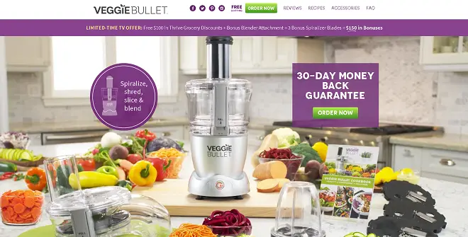 Introducing The Veggie Bullet By Nutribullet: Spiralizer Supreme