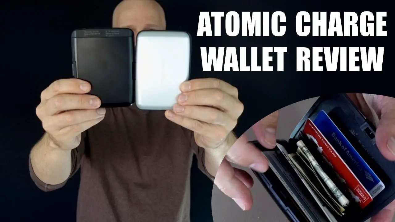 how to fit cash into an atomic charge wallet