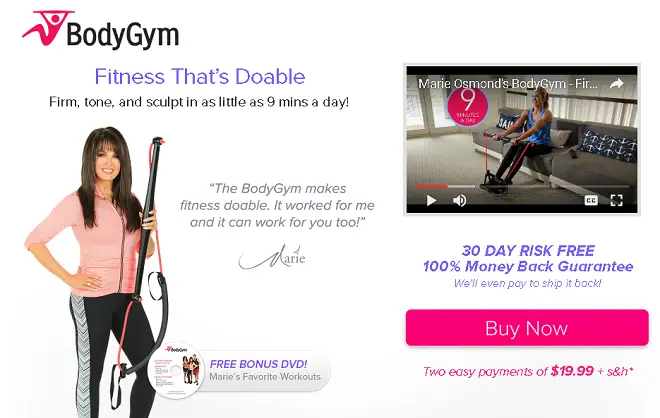 Bodygym with marie osmond complete online kit