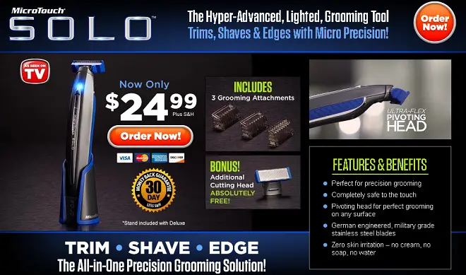 MicroTouch Solo Review: Trim and Shave With the Same Blade? | Freakin