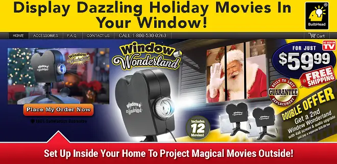 Window Wonderland Projector Halloween Christmas Holographic Projection Home Xmas 
