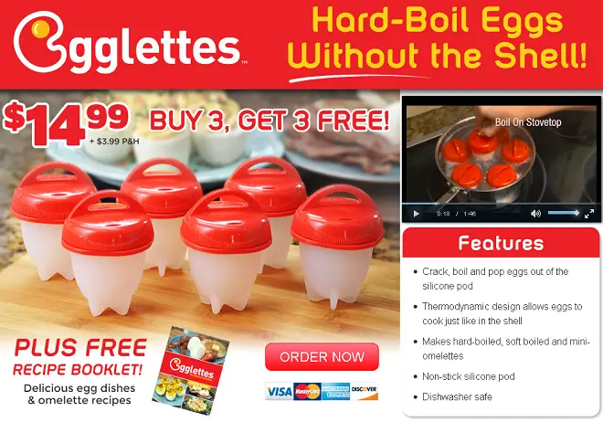 Best Hard-Boiled Egg Peeler - Egglettes 'Pod' for Boiling Peeled Eggs