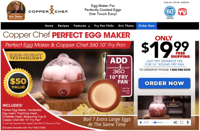 Copper Chef Perfect Egg Maker