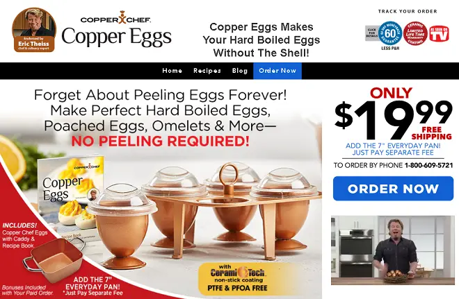 Copper Chef Perfect Egg Maker - As Seen On TV Product Testing 