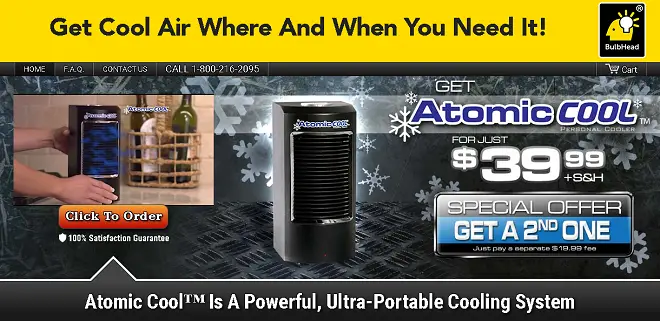 atomic cool personal cooler