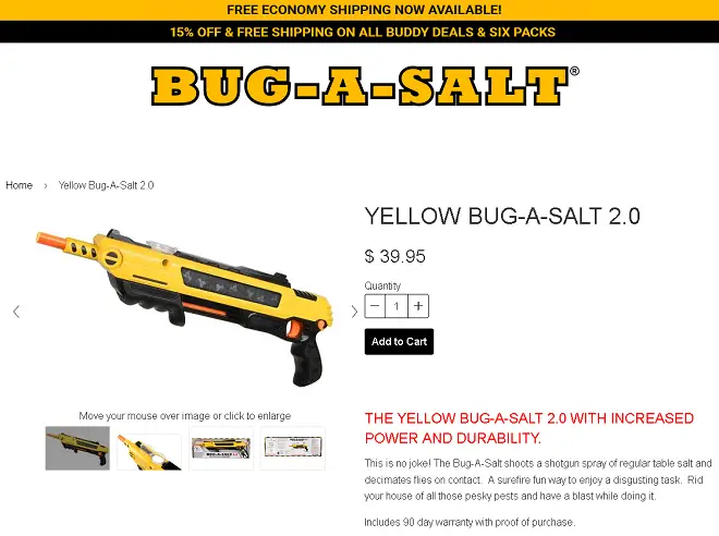 BUG-A-SALT Gun: Housefly Eradication Worth its Salt