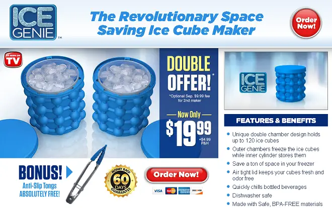 portable ice cube maker ice genie