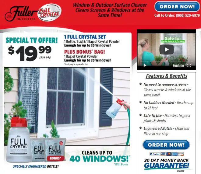 Magic Window Cleaning Brush - Fuller Brush Window Cleaner 