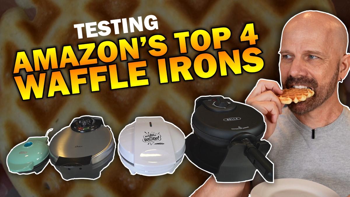'Video thumbnail for Testing the Top 4 Waffle Makers on Amazon!'