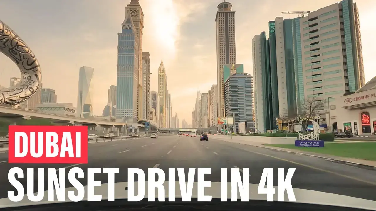 'Video thumbnail for Dubai Night Driving Tour 4k'