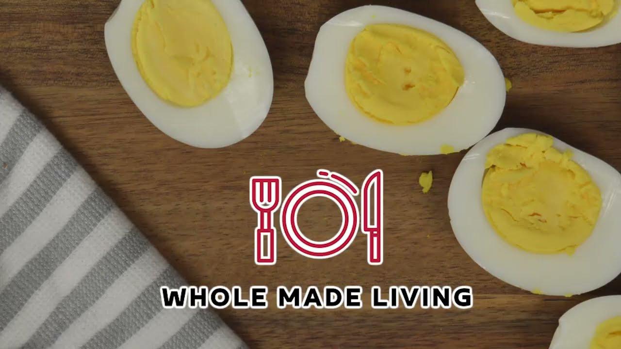 'Video thumbnail for Easy Peel Hard Boiled Eggs-SHOCK METHOD'