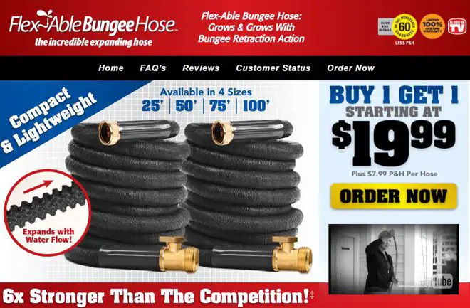 flexable bungee hose review