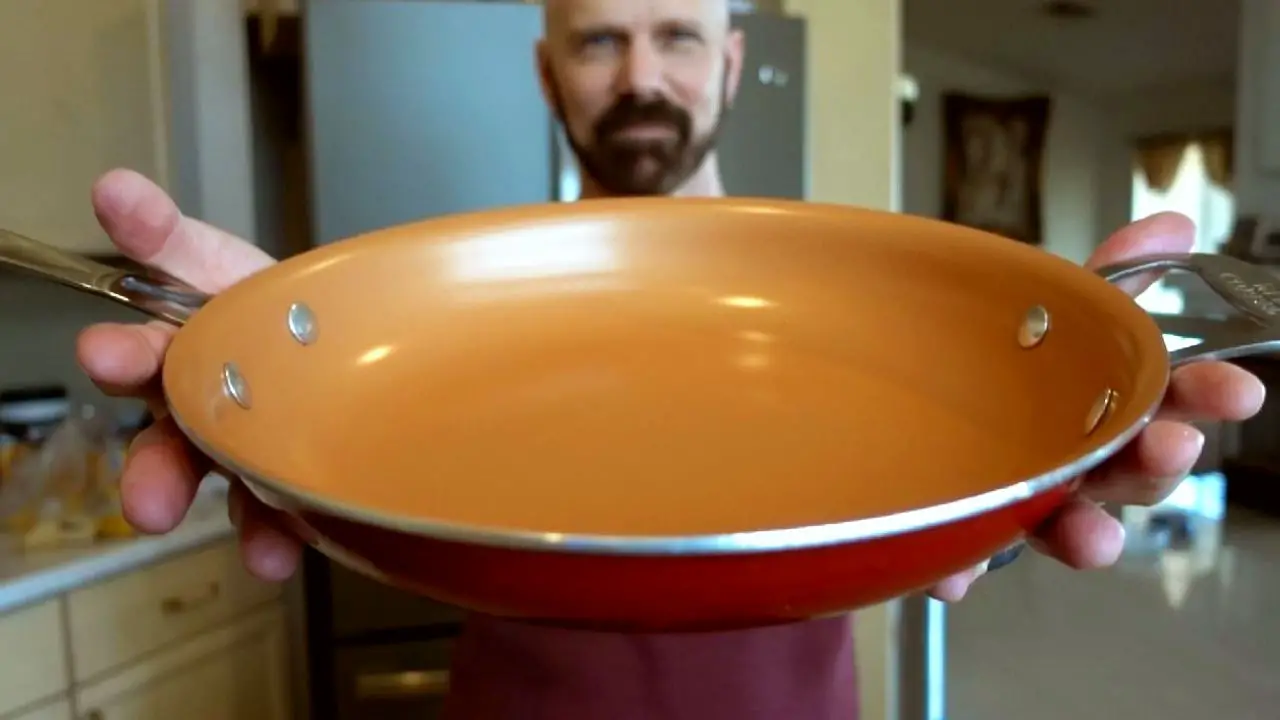 As Seen On TV 📺📺📺 on X: “Red Copper Frying Pan is the revolutionary  non-stick pan advertised on tv by Cathy Mitchell that is made from  extremely super strong copper. #pan #red #