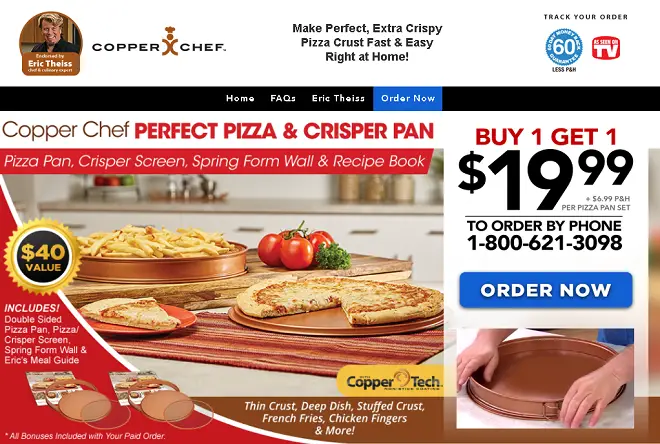 copper chef perfect pizza pan review