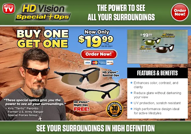 hd vision special ops review